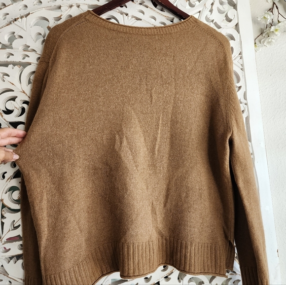 JENNI JAYNE EVERYDAY SWEATER WOOL/CASHMERE CREW NECK LONG SLEEVES SIZE MEDIUM - Picture 14 of 15